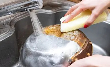 Lemon and salt scrub