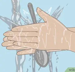 Lemon and salt scrub